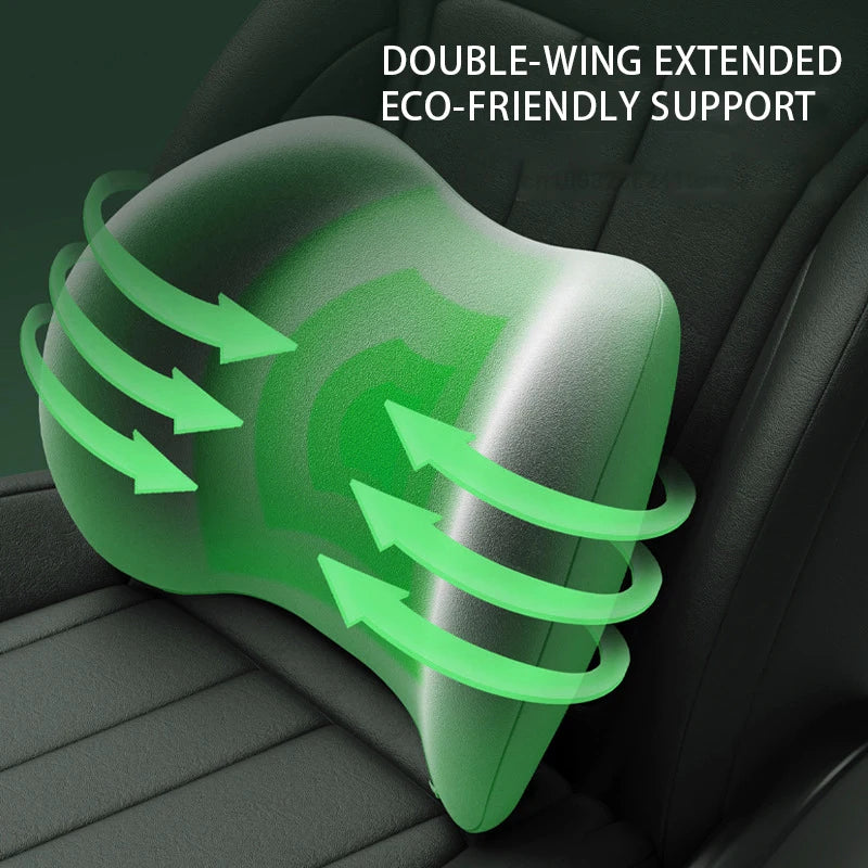 Coussin Lombaire Ergonomique – Soulage le Mal de Dos en Position Assise